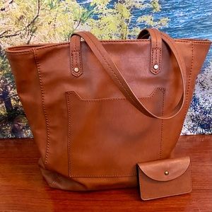 Universal Thread Brown Bag & Card Holder